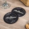3.5 Round Custom Paper Coasters - Promotional Coasters