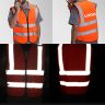 02_Safety Reflective Vest With Pockets - Reflective Vest