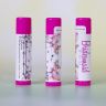 Hot Pink Natural Beeswax Lip Balm with Full Imprint Colors - Lip Balm