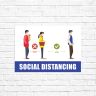 Social Distancing Infographic Stickers - Social Distancing Stickers