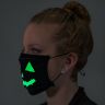 Pumpkin Face Glow In The Dark Face Mask - 