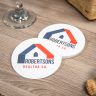 3.5 Round Custom Paper Coasters - Promotional Coasters