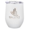 12 Oz. Laser Engraved Stainless Steel Wine Tumblers White - Laser Engraved