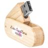 Custom Wood Swivel USB Flash Drives - Computer Accessory