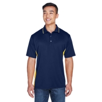 UltraClub Mens Cool &amp; Dry Sport Two-Tone Polo