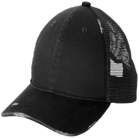 Port Authority Distressed Mesh Back Cap