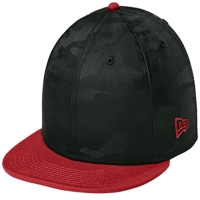 New Era Camo Flat Bill Snapback Cap