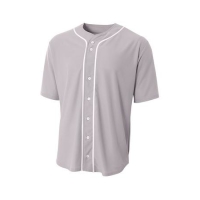 A4 Short Sleeve Full-Button Baseball Top