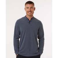 Adidas Men's Henley Long Sleeve T-Shirt - A597