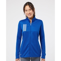 Adidas Women's 3-Stripes Double Knit Full-Zip Jacket - A483