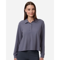 Adidas Women's Beyond Long Sleeve Loose Polo - A1008