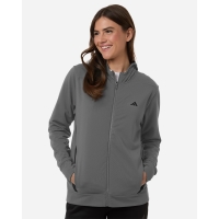 Adidas Women's Game &amp; Go Fleece Full-Zip Hooded Sweatshirt - AT209