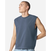 American Apparel Unisex Heavyweight Cotton Garment-Dyed Mid-Length Muscle Tee - 207GD