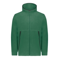 Augusta Sportswear Unisex Eco Revive&trade; Polar Fleece Hooded Full-Zip Jacket - 6858