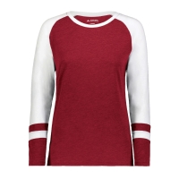 Augusta Sportswear Women's Triblend Fanatic 2.0 Long Sleeve T-Shirt - 2917