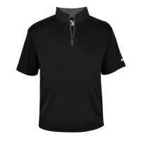 Badger Men's B-Core Short Sleeve Quarter-Zip - 4199