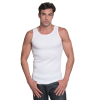 Bayside Unisex USA-Made 2x1 Ribbed Tank Top - 4573