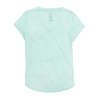 Boxercraft Girls' Snow Heather V-Neck T-Shirt - YT34