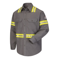 Bulwark Men's Enhanced Visibility Uniform Shirt - SLDT