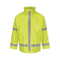 Bulwark Men's Hi-Visibility Flame-Resistant Rain Jacket - JXN6