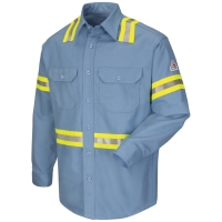 Bulwark Men's Tall Enhanced Visibility Uniform Shirt - SLDTT
