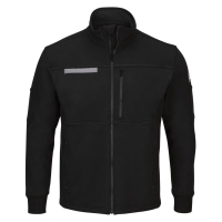 Bulwark Men's Tall Zip Front Fleece Jacket-Cotton /Spandex Blend - SEZ2T