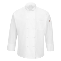 Chef Designs Mimix&trade; Ten Knot Button Chef Coat With OilBlok - 044X