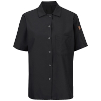 Chef Designs Women's Mimix&trade; Short Sleeve Cook Shirt With OilBlok - 501X