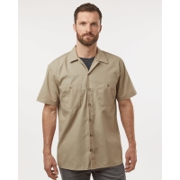Dickies Men's Tall Industrial Short Sleeve Work Shirt - S535T
