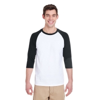 Gildan Adult Heavy Cotton&trade; 3/4-Raglan Sleeve T-Shirt