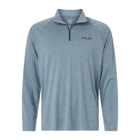 HUK Men's Airweight Heather Quarter-Zip Pullover - H1200715