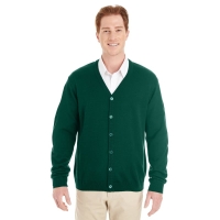 Harriton Men's Pilbloc&trade; V-Neck Button Cardigan Sweater