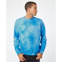 Independent Trading Co. Unisex Midweight Tie-Dyed Crewneck Sweatshirt - PRM3500TD
