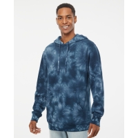 Independent Trading Co. Unisex Midweight Tie-Dyed Hooded Sweatshirt - PRM4500TD