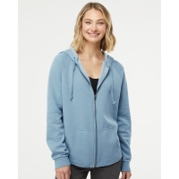 Independent Trading Co. Women's California Wave Wash Full-Zip Hooded Sweatshirt - PRM2500Z