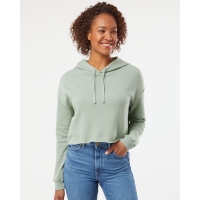 Independent Trading Co. Women&rsquo;s Lightweight Crop Hooded Sweatshirt - AFX64CRP