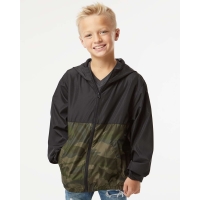 Independent Trading Co. Youth Lightweight Windbreaker Full-Zip Jacket - EXP24YWZ