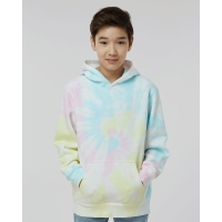 Independent Trading Co. Youth Midweight Tie-Dyed Hooded Sweatshirt - PRM1500TD