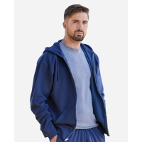 J. America Unisex BTB Fleece Hooded Full-Zip Sweatshirt - 8723