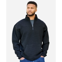 J. America Unisex Pebble Fleece Quarter-Zip Pullover - 8773