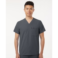 Jaanuu Men's Holmes Everyday 1-Pocket Scrub V-Neck Top - M10001