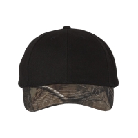 Kati Solid Crown With Camo Bill Cap - LC25