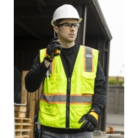 Kishigo Unisex 6 Pocket Contrast Class 2 Vest - 1580-1581