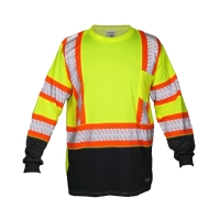 Kishigo Unisex DOT Class 3 Long Sleeve T-Shirt - 9181