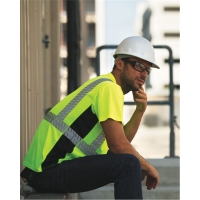 Kishigo Unisex Premium Black Series&reg; Breathable Tape Class 2 T-Shirt - 9114-9115