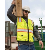 Kishigo Unisex Premium Black Series&reg; Heavy-Duty Vest - 1513-1514