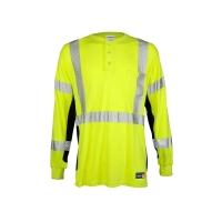 Kishigo Unisex Tall FR Long Sleeve Henley T-Shirt - F694T