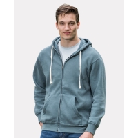 MV Sport Unisex Vintage Fleece Full-Zip Hooded Sweatshirt - 22132