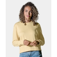 MV Sport Women's Romi Cloud Fleece Crop Crewneck Sweatshirt - W22106