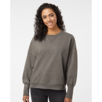 MV Sport Women's Sueded Fleece Crewneck Sweatshirt - W22712
